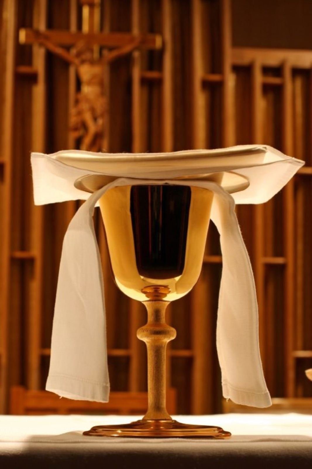 Chalice on the altar